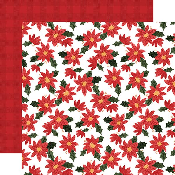 Happy Christmas: Popping Poinsettias DS Paper