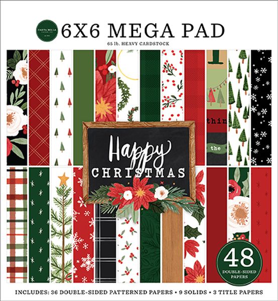 Happy Christmas Cardmakers 6x6 Mega Pad