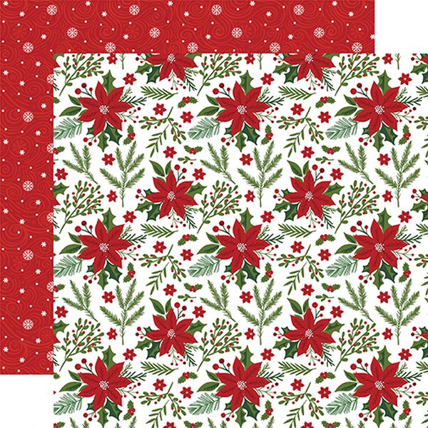 Christmas Magic: Pretty Poinsettias DS Paper