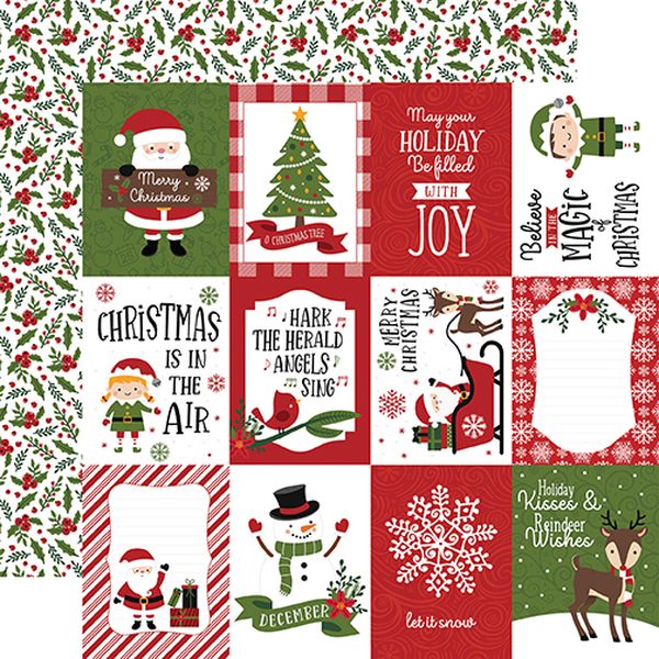 Christmas Magic: 3X4 Journaling Cards DS Paper
