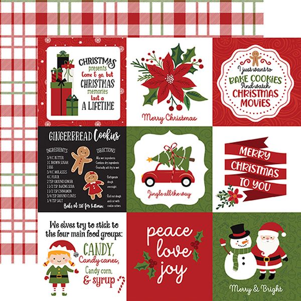 Christmas Magic: 4X4 Journaling Cards