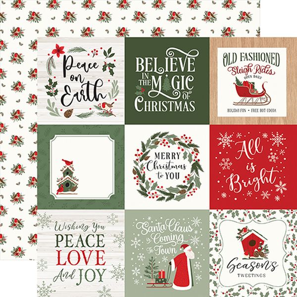 Christmas Time: 4x4 Journaling Cards