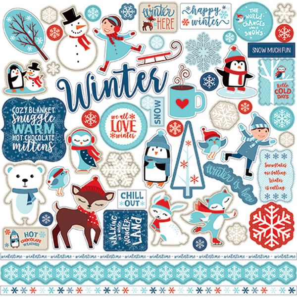 Celebrate Winter Element Sticker