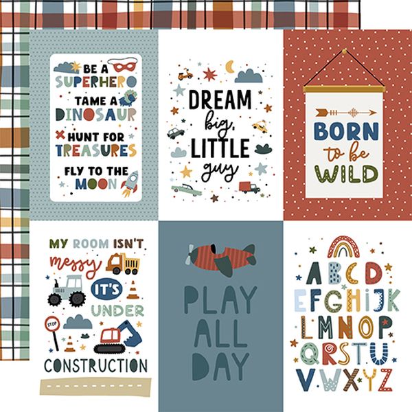 Dream Big Little Boy: 4x6 Journaling Cards