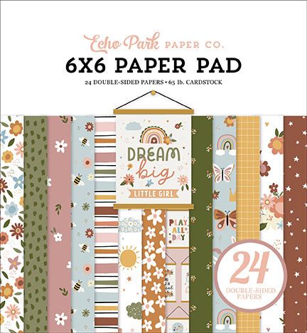 Dream Big Little Girl 6x6 Paper Pad