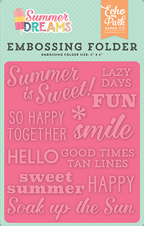 Summer is Sweet Embossing Folder