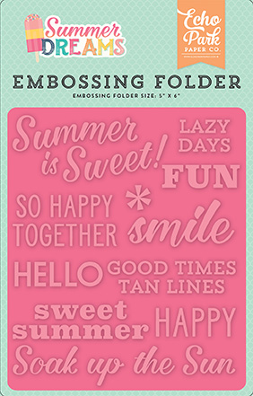 Summer is Sweet Embossing Folder