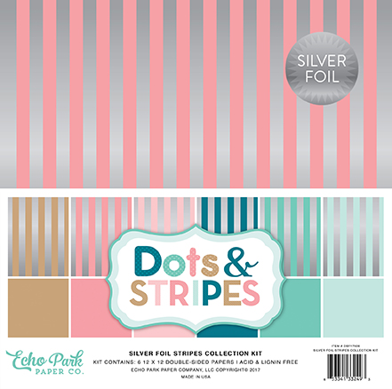 Silver Foil Stripe Colleciton Kit