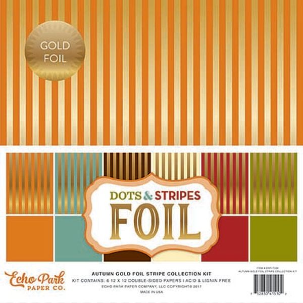 Autumn Gold Foil Strip Collection Kit