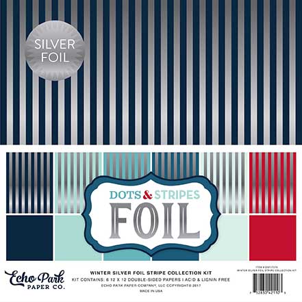 Silver Foil Stripe Colleciton Kit