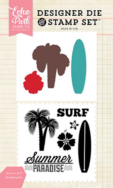 Summer Surf Stamp & Die Set