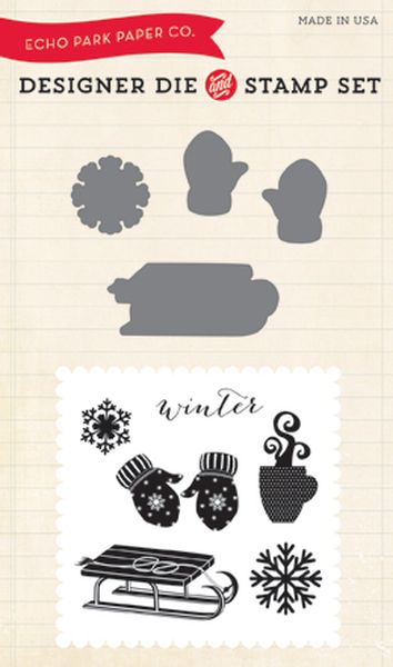 Let It Snow Die and Stamp Set