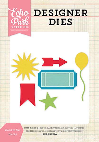 Ticket to Fun Die Set