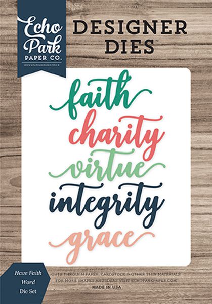 Have Faith Word Die Set