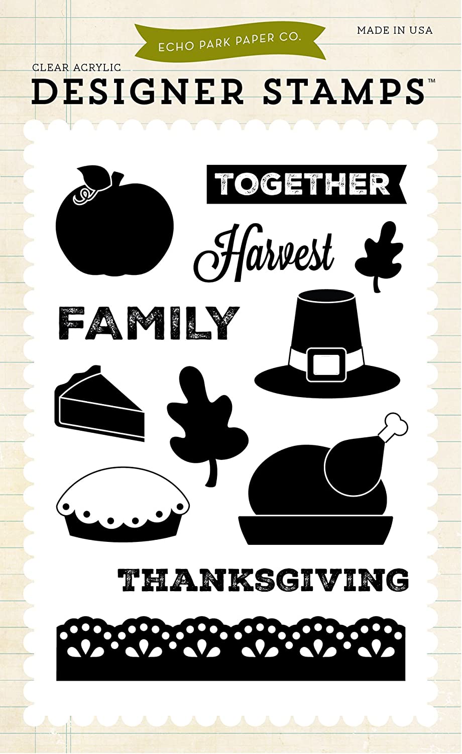 Thanksgiving 4 x 6 Stamp Set
