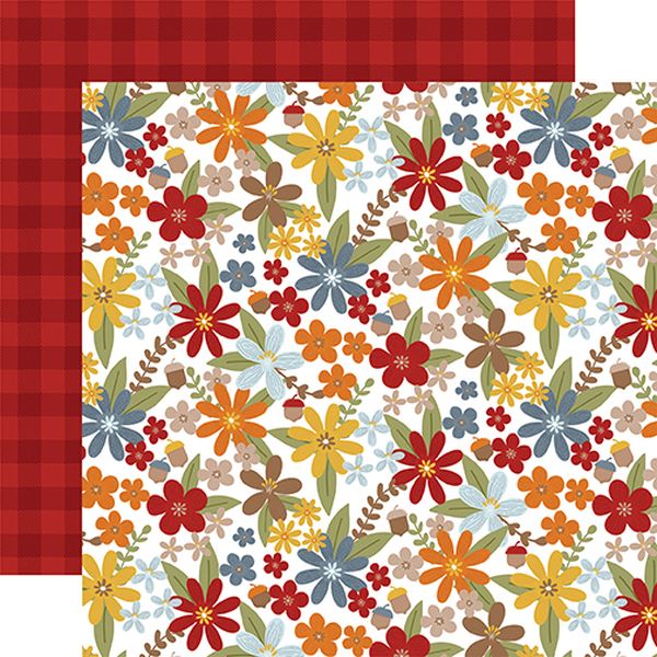 Fall Fever: Fall Fever Floral DS Paper