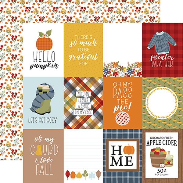 Fall Fever: 3x4 Journaling Cards