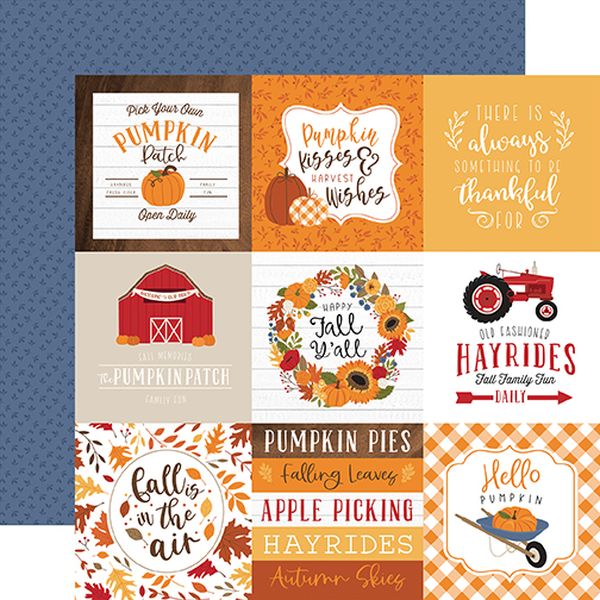Fall: 4X4 Journaling Cards