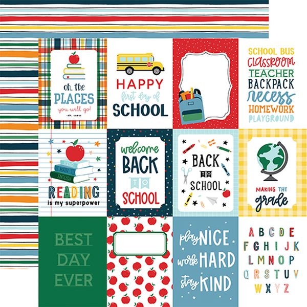 First Day of School: 3X4 Journaling Cards