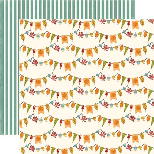 Fall Is In The Air: Autumn Bunting DS Paper