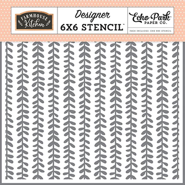 Sweet Vines 6x6 Stencil