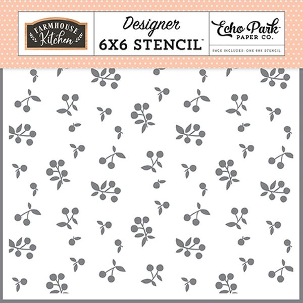 Farm Berries 6x6 Stencil