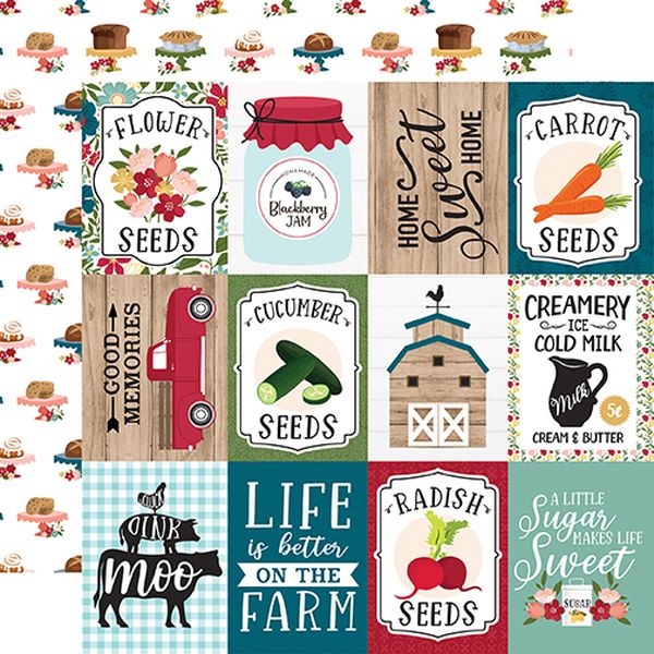 Farmer's Market: 3X4 Journaling Cards