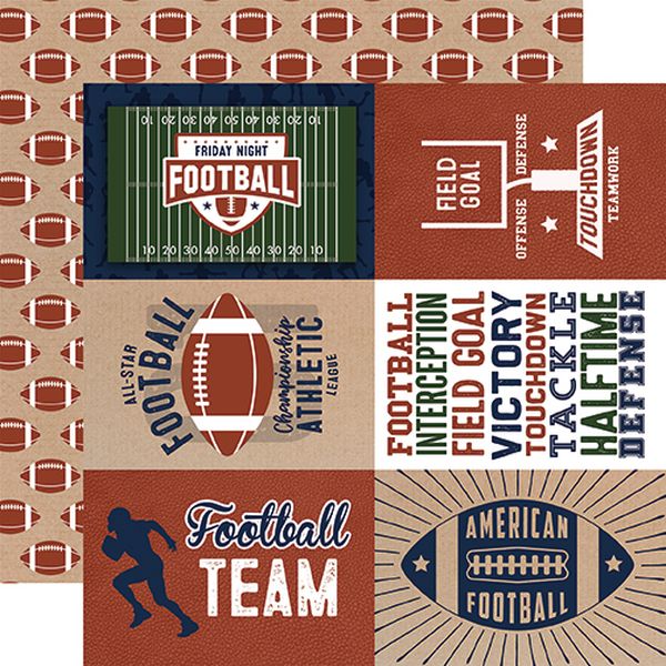 EP Football: 4X6 Journaling Cards