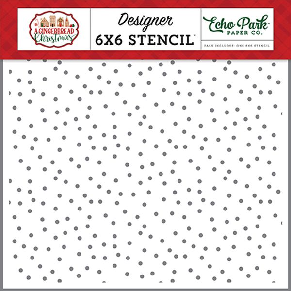 Gingerbread Christmas: Christmas Cheer Stencil