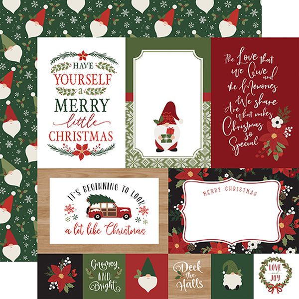 Gnome for Christmas: 4x6 Journaling Cards