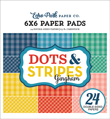 Summer Gingham 6x6 Paper Pad