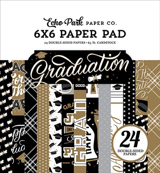 Graduation 6x6 Paper Pad