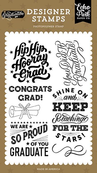 Graduation: You Did It Stamp Set