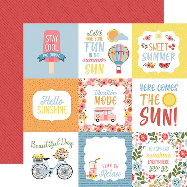 Here Comes the Sun: 4x4 Journaling Cards