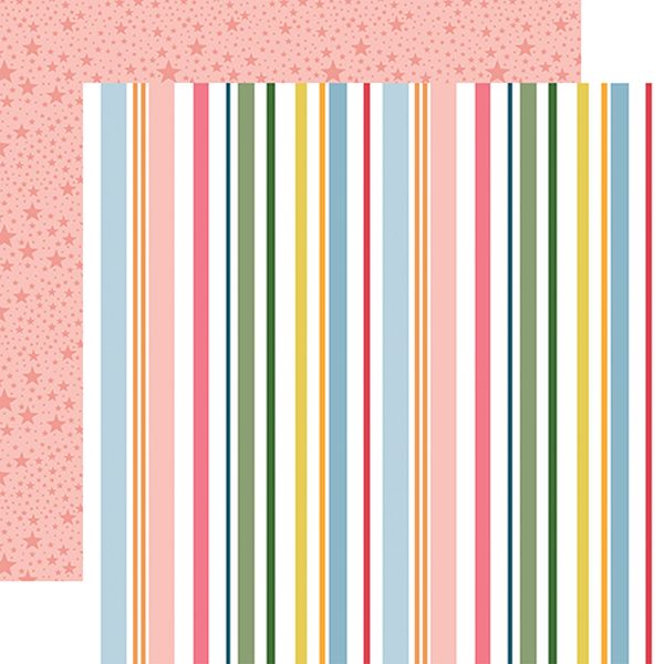Here Comes the Sun: Summer Day Stripe DS Paper