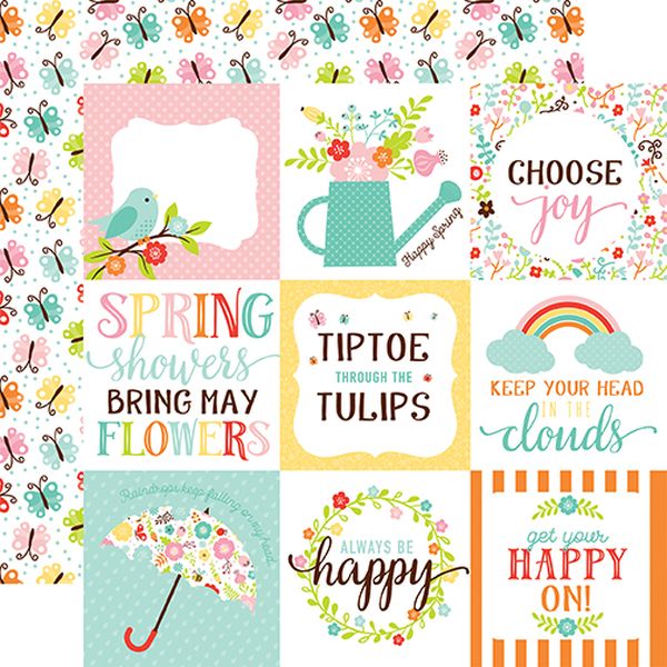 Hello Spring: 4x4 Journaling Cards