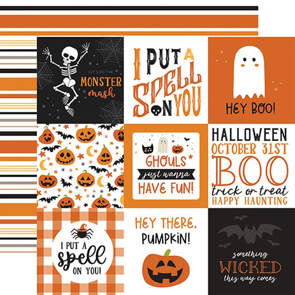 Halloween Party: 4X4 Journaling Cards