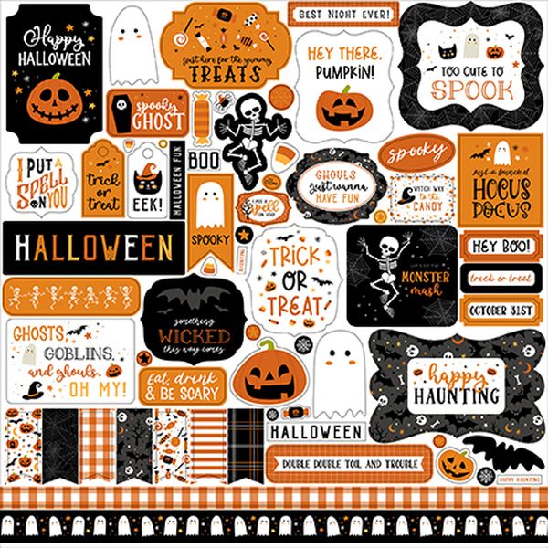 Halloween Party Element Sticker