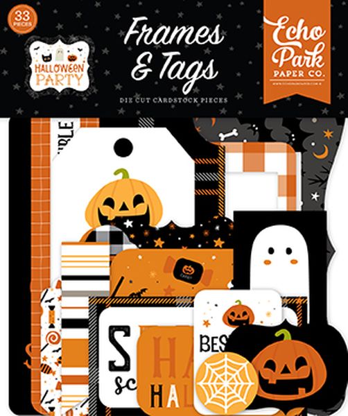 Halloween Party Frames & Tags