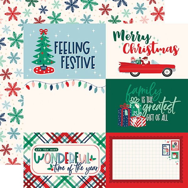 Happy Holidays: 6x4 Journaling Cards