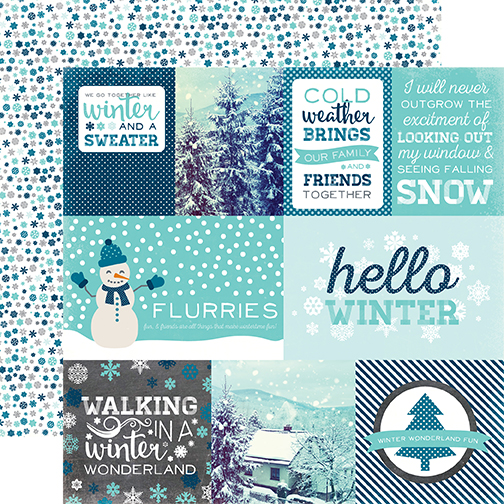 Hello Winter: Journaling Cards Paper