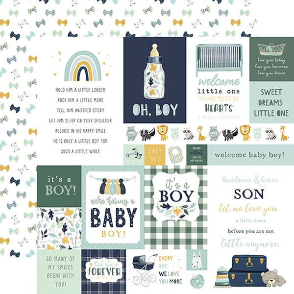 It's a Boy: Multi Journaling Cards