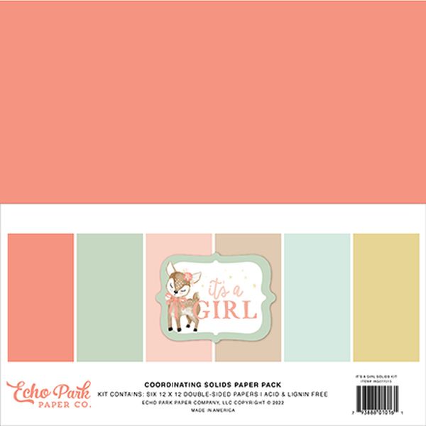 It's A Girl Solids Kit