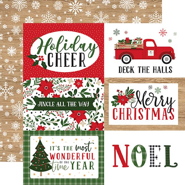 Jingle All the Way: 6X4 Journaling Cards