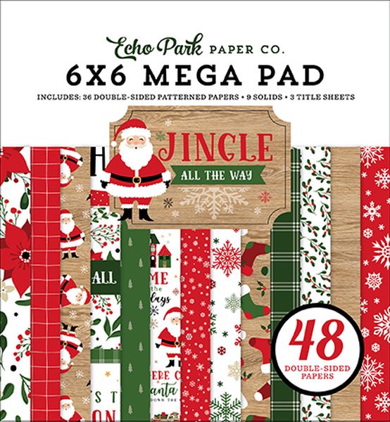 Jingle All The Way Cardmakers 6x6 Mega Pad
