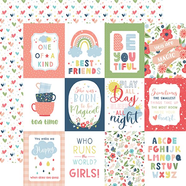 Little Girl Dreamer: 3X4 Journaling Cards