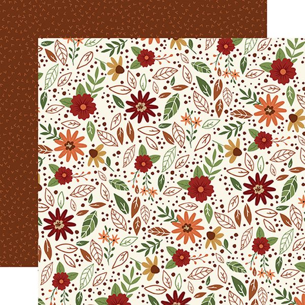 I Love Fall: Fall Flowers DS Paper