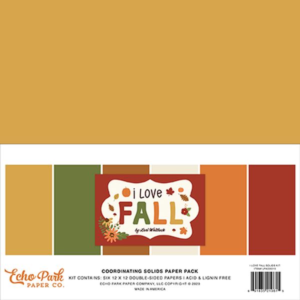 I Love Fall Solids Kit