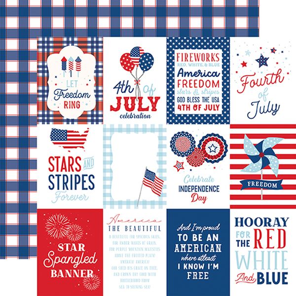 Let Freedom Ring: 3x4 Journaling Cards