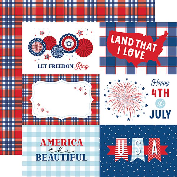 Let Freedom Ring: 6x4 Journaling Cards